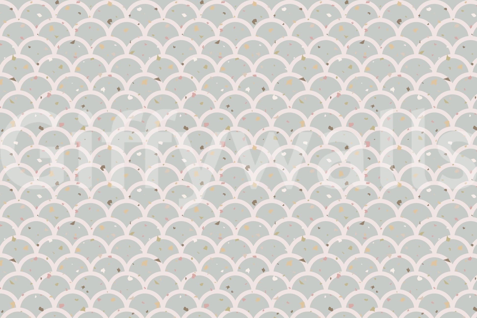 Terrazzo scales, peaceful and calm

