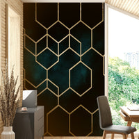 The mural covers a significant wall area.
