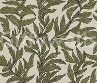 Tactile leaf pattern mural wallpaper, GD996
