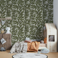 Botanical mural with soft movement, GD996