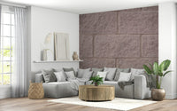 Foyer space highlighted by Textured Brick Wall Mural., GD6173
