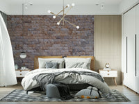Modern interior showcasing the Textured Brick wallpaper for walls.