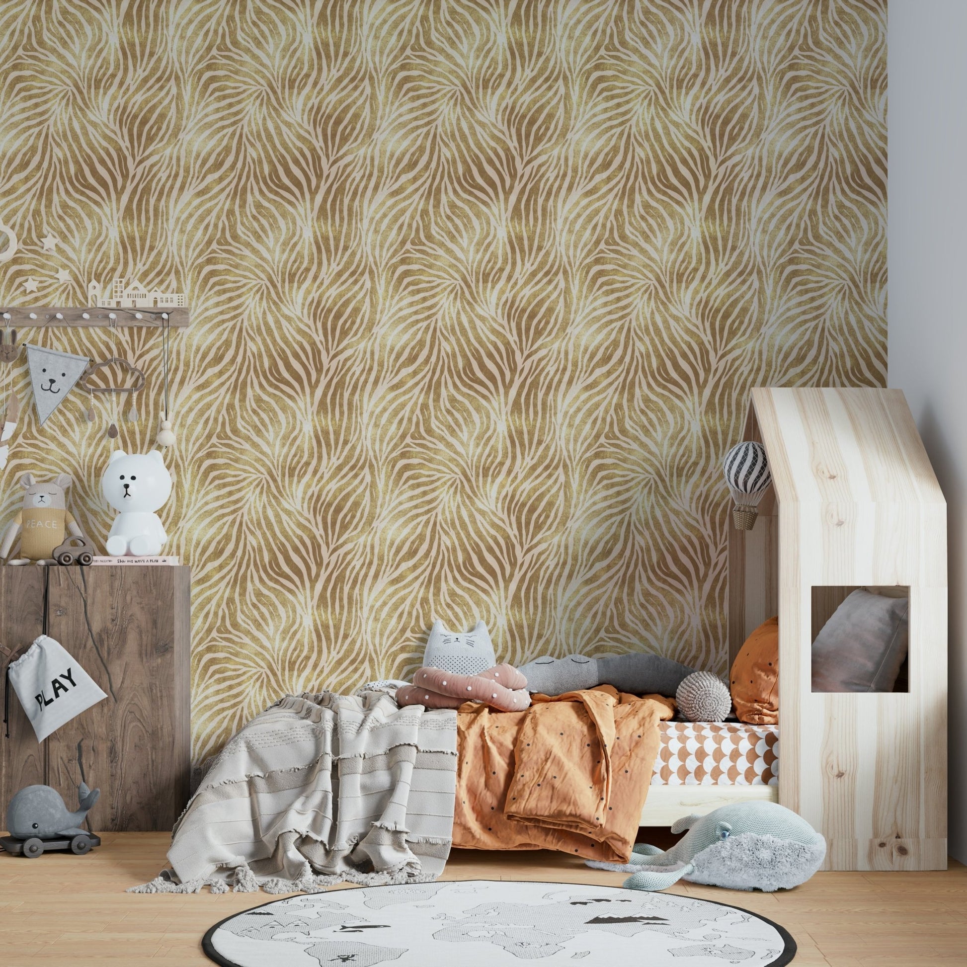 Bold animal print wallpaper for walls

