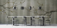 Modern textured metallic wallpaper

