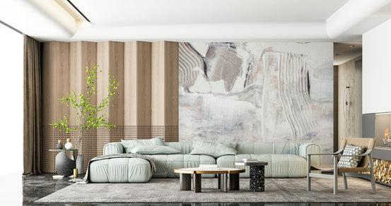 A beautiful subtle texture wallpaper mural with varying tones and soft layers., GD6038