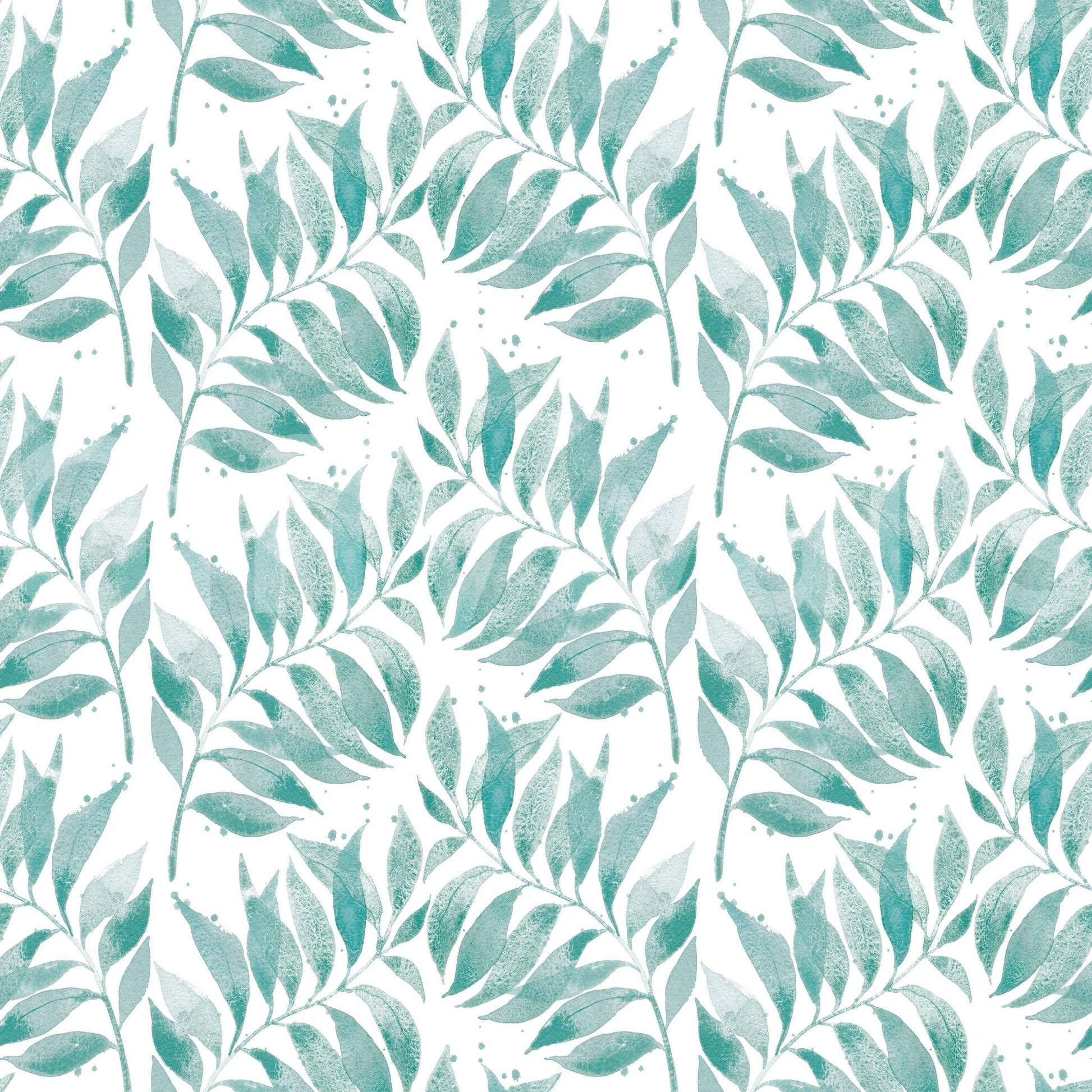 Wallpaper mural with textured palm leaves

