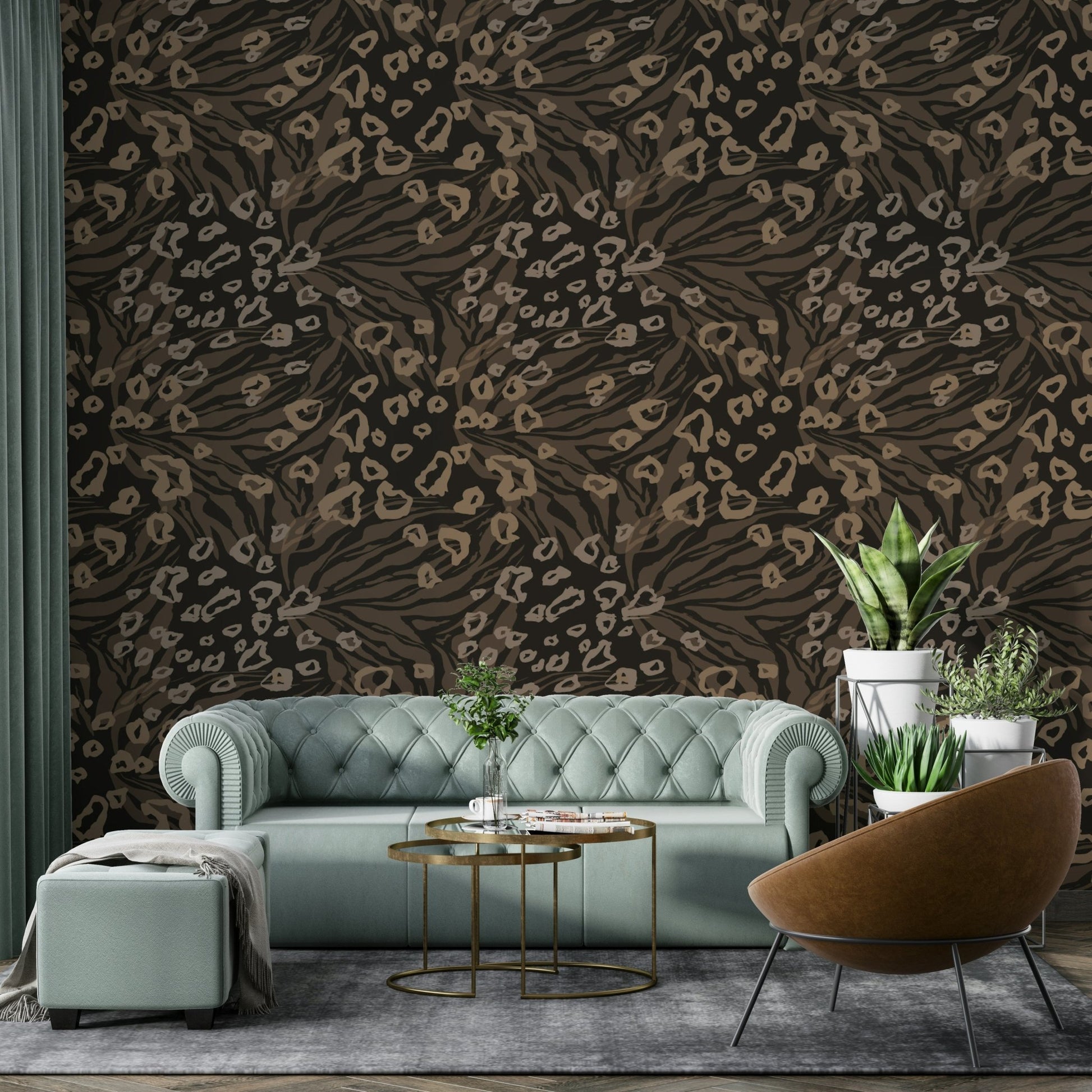 Textured Wildlife Wallpaper⁠