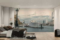 London Thames river view
