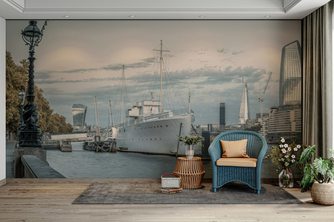 Picture of Thames Panorama Wall Mural
