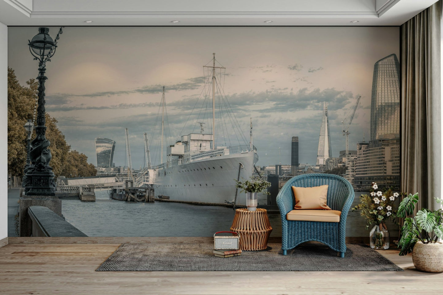 Picture of Thames Panorama Wall Mural
