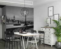 Thames Twilight wallpaper, grand palace structure, timeless photograph.