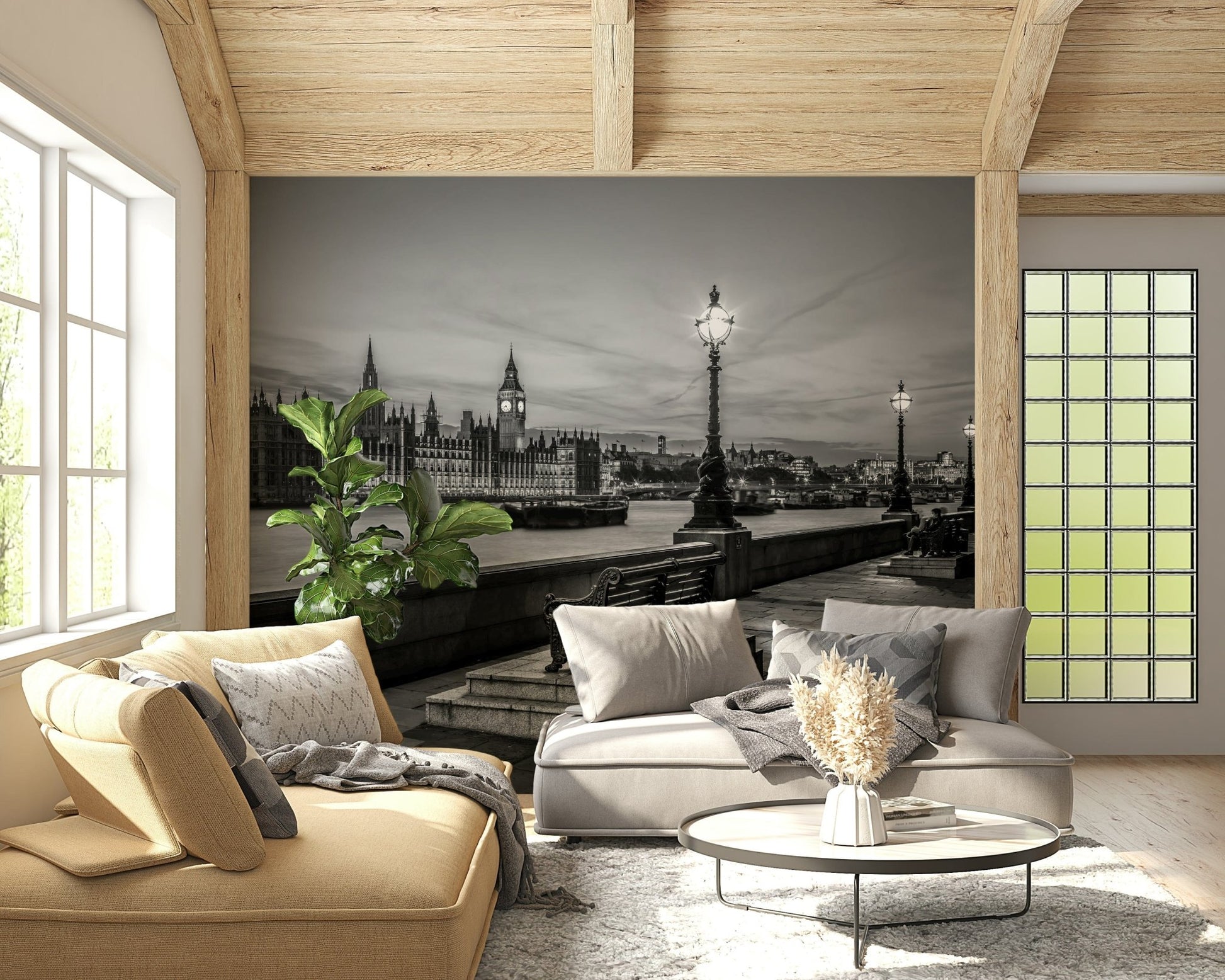 Britain's cherished clocktower vista, captivating night wallpaper for home.