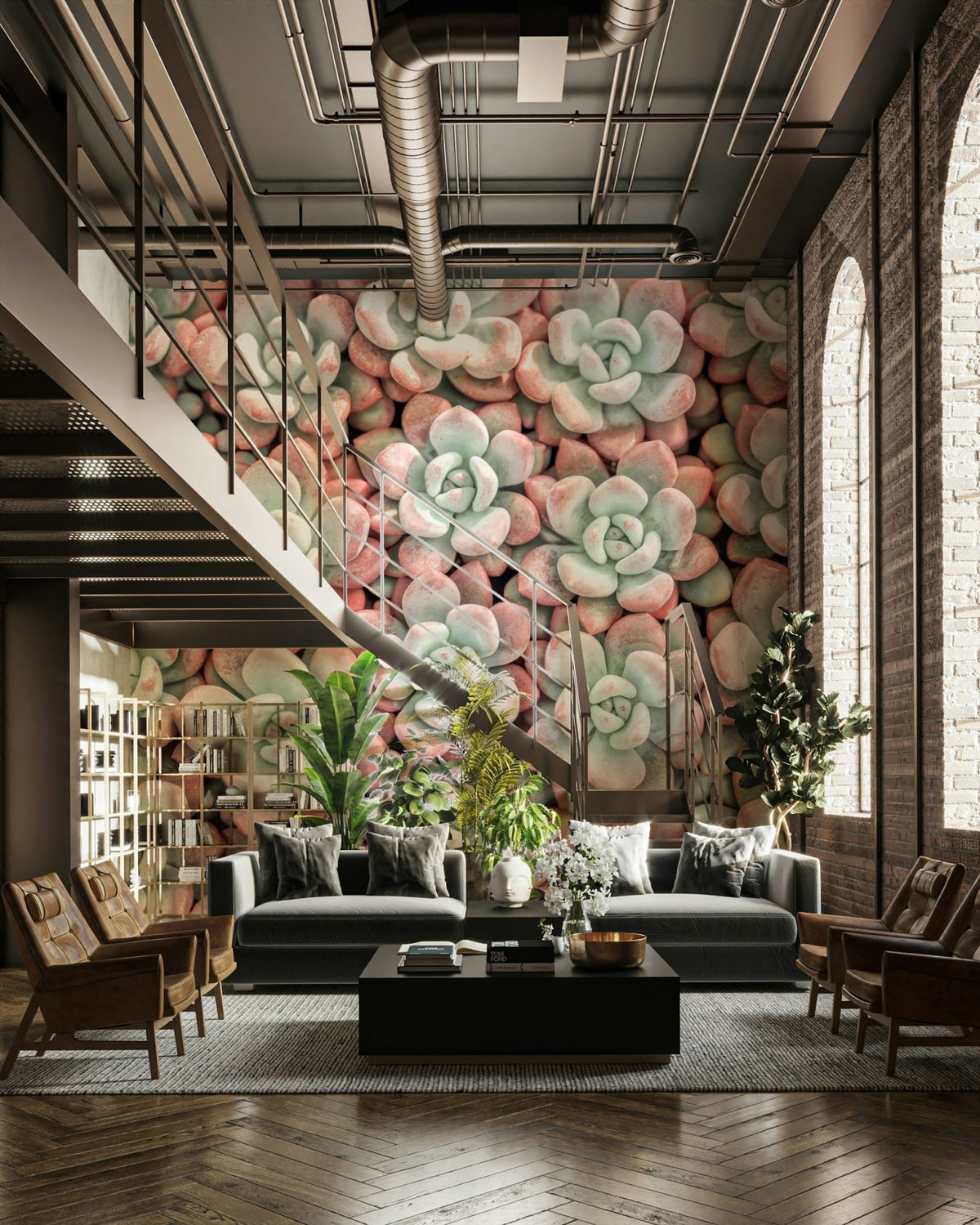 The Art of Succulents Wall Mural Design, GD1969
