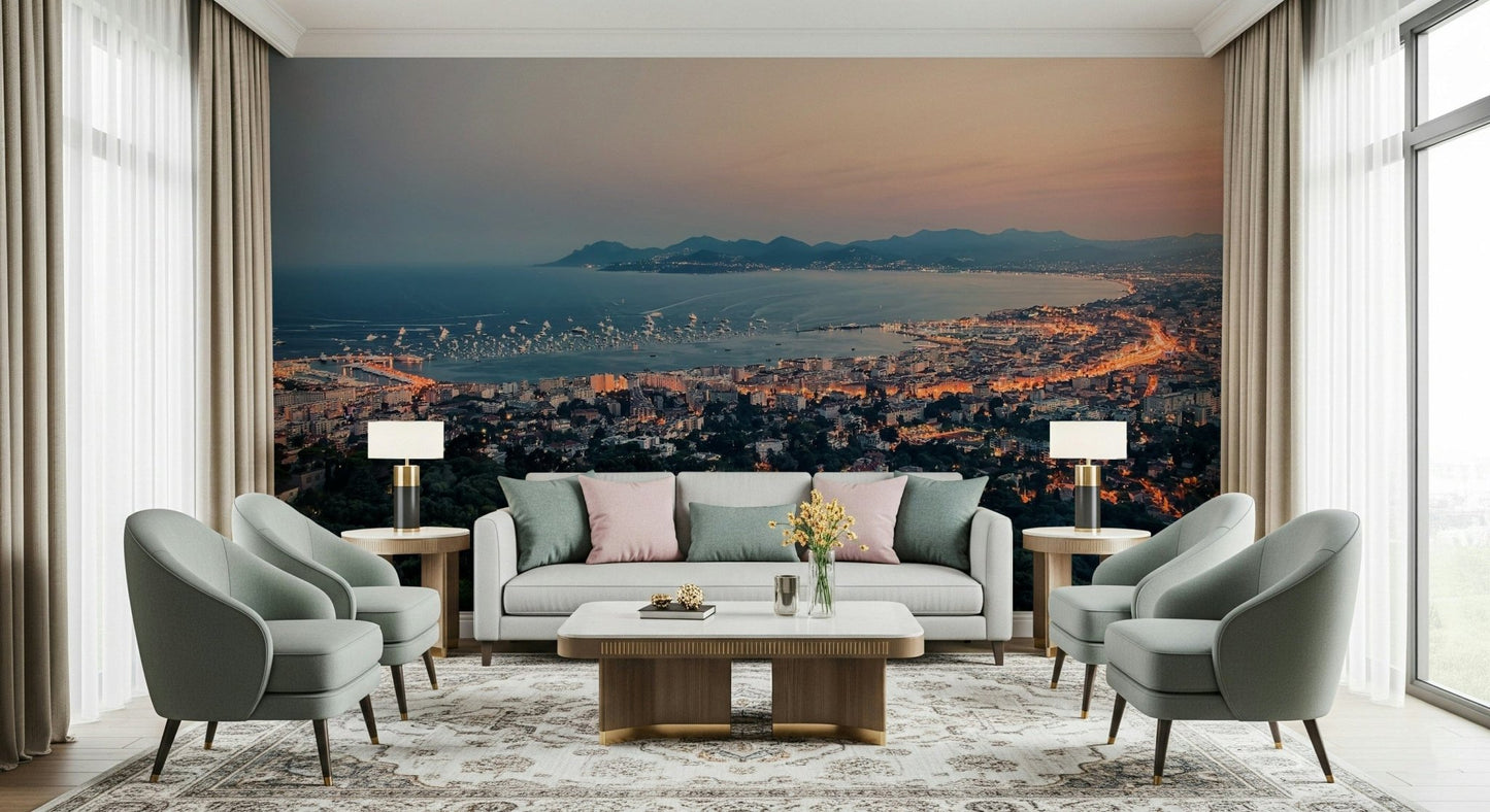 The Bay of Cannes Wall Mural