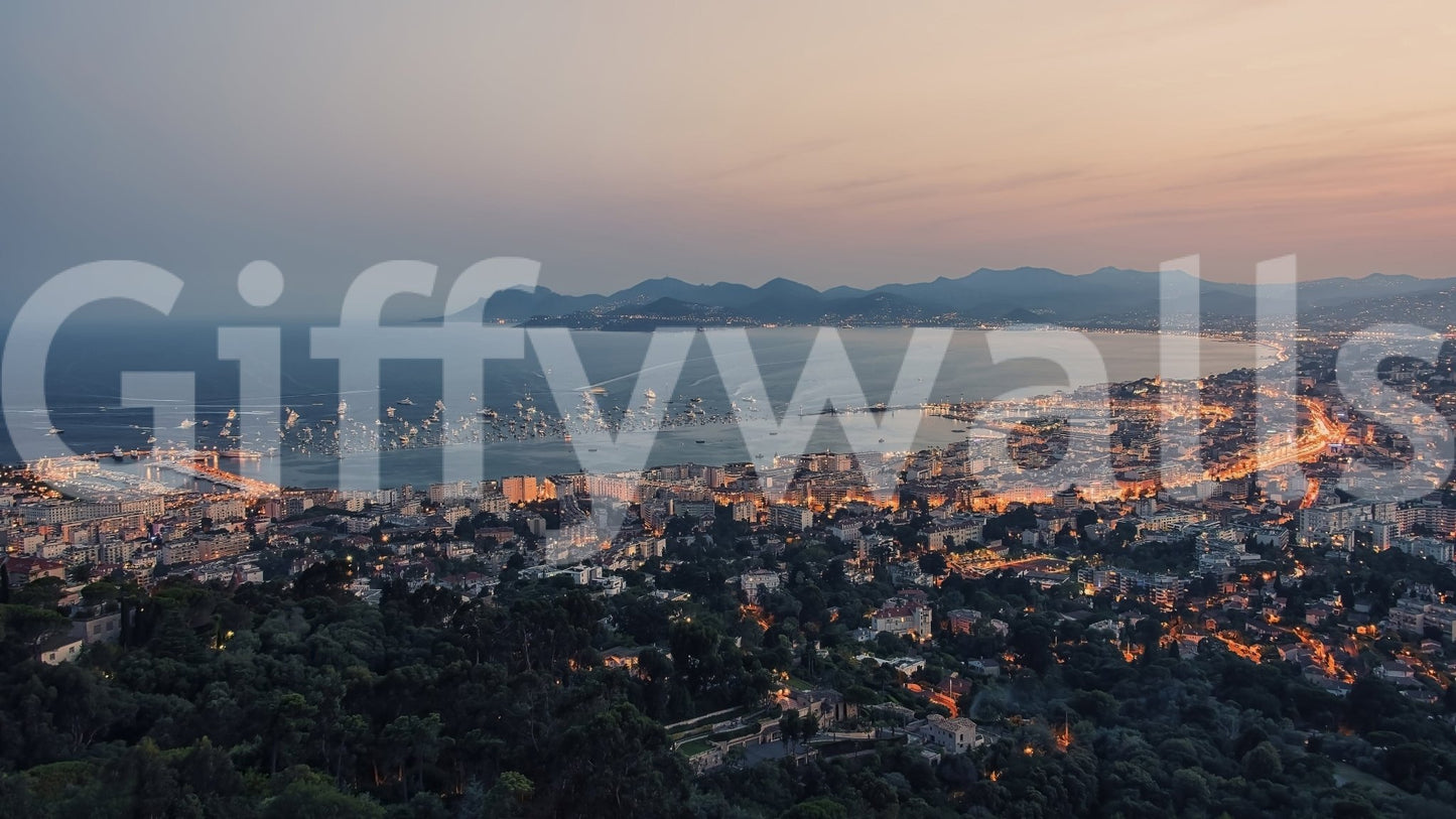 The Bay of Cannes Wall Mural