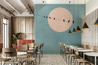 There's a sense of harmony, peace, and quiet reflection.
