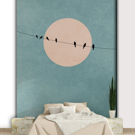 A minimalist and serene wall mural. GD3242
