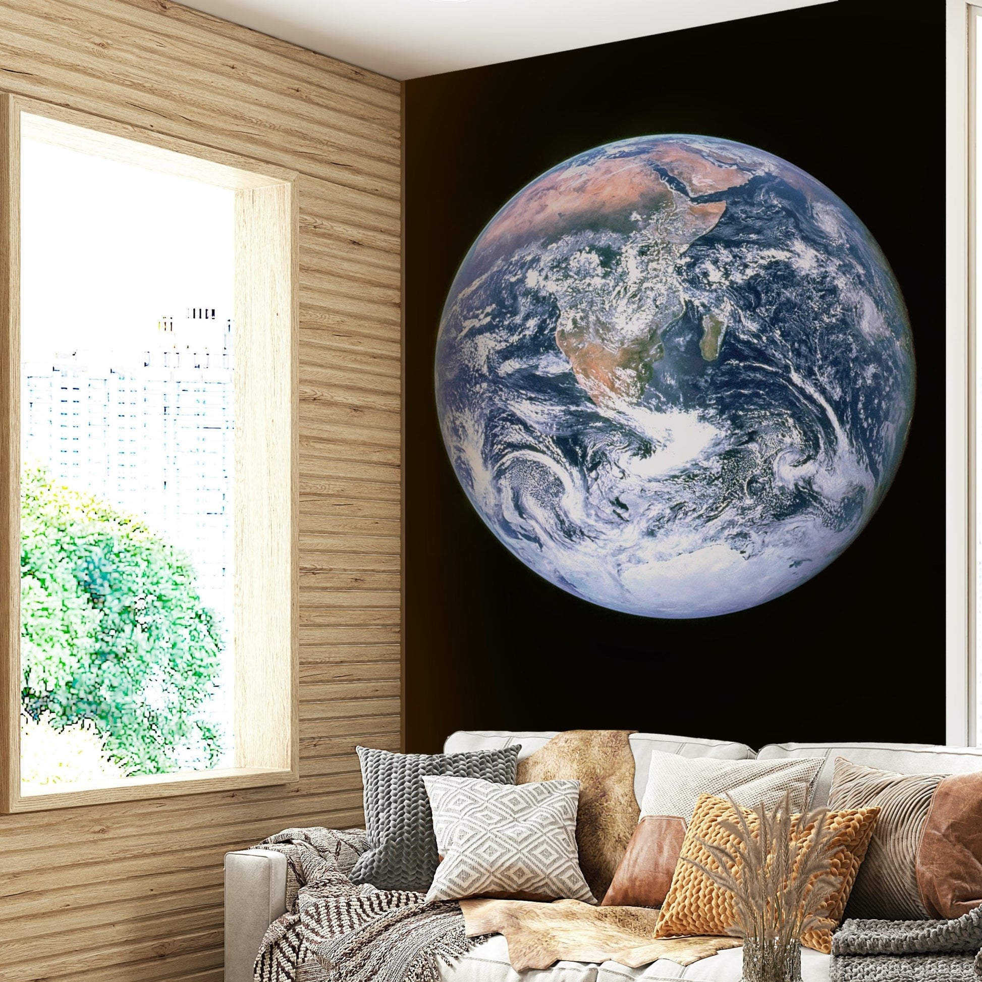 The background is the deep, dark black of space.

