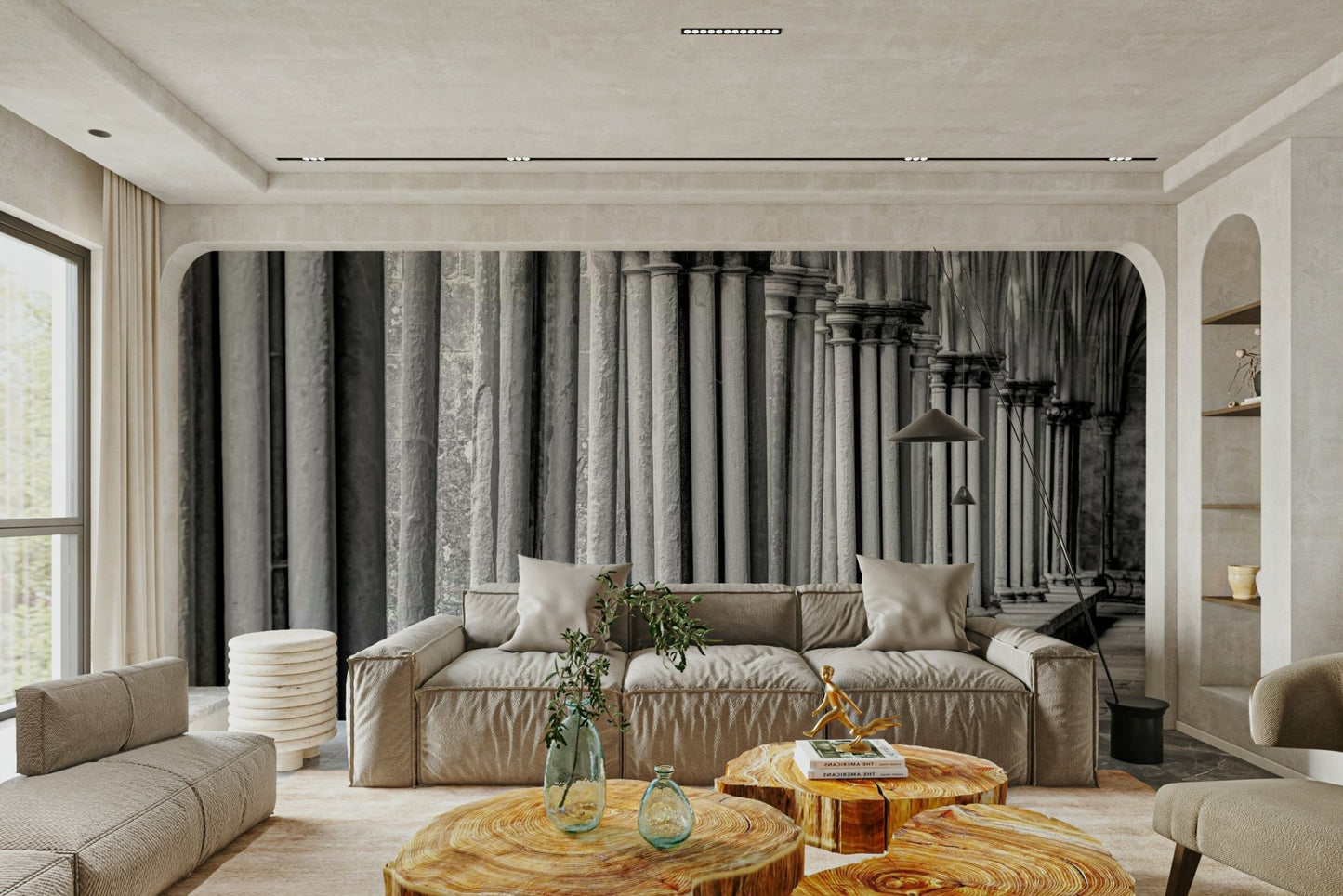 The mood is peaceful and serene.

