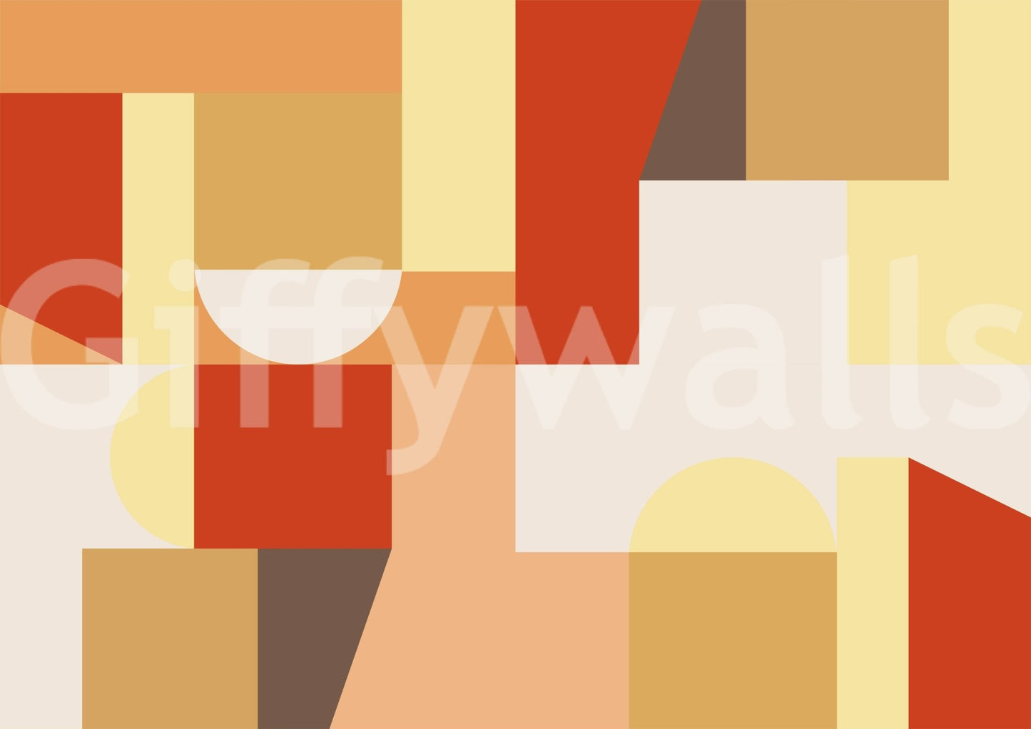 Aesthetic interior design using The Coming of Coziness Wall Mural.