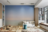A beautiful panoramic view wall mural for a living room.

