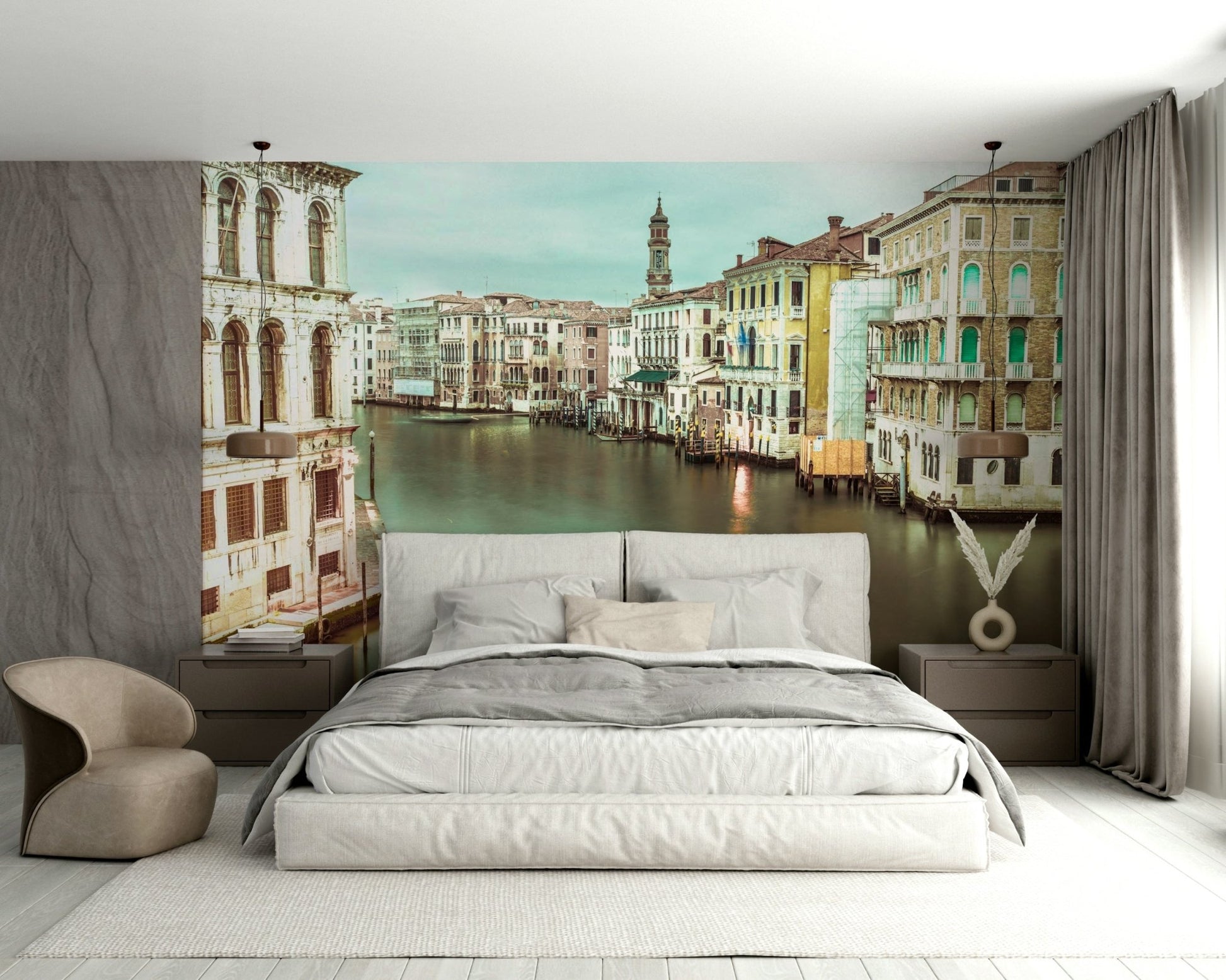 Beautiful Grand Canal mural wallpaper for home design

