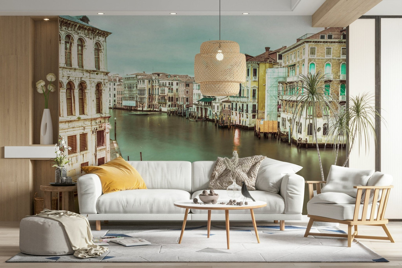 Grand Canal wall mural for stunning interior decor

