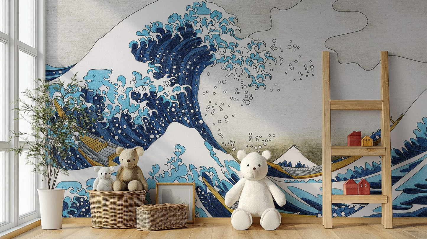 The Great Wave Kanagawa Wallpaper Murals - Giffywalls B182