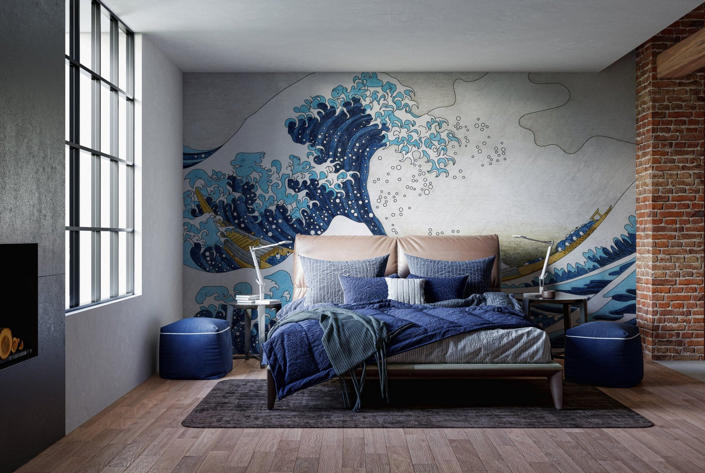 Ocean Wave Mural B182
