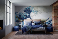 Ocean Wave Mural B182
