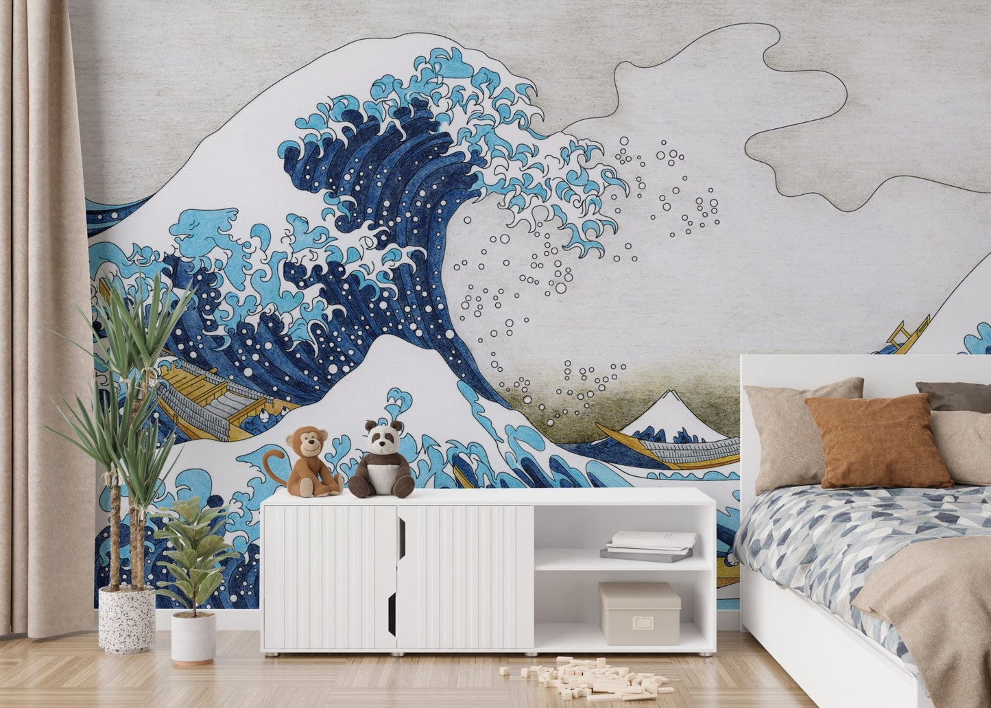 The Great Wave Kanagawa Wallpaper Murals - Giffywalls B182