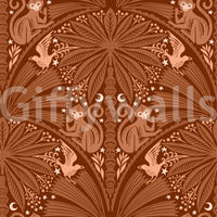 Wallpaper mural with jungle animals

