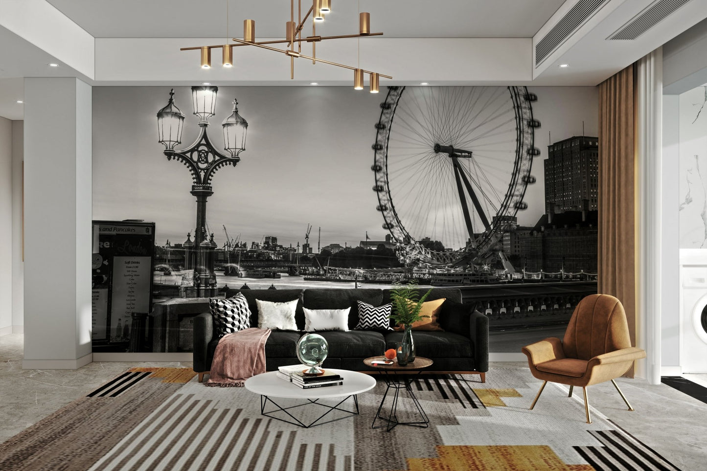 The wheel's structure is a large, intricate circle.

