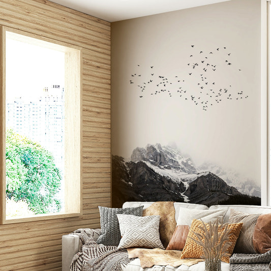 A breathtaking and majestic wall mural.
