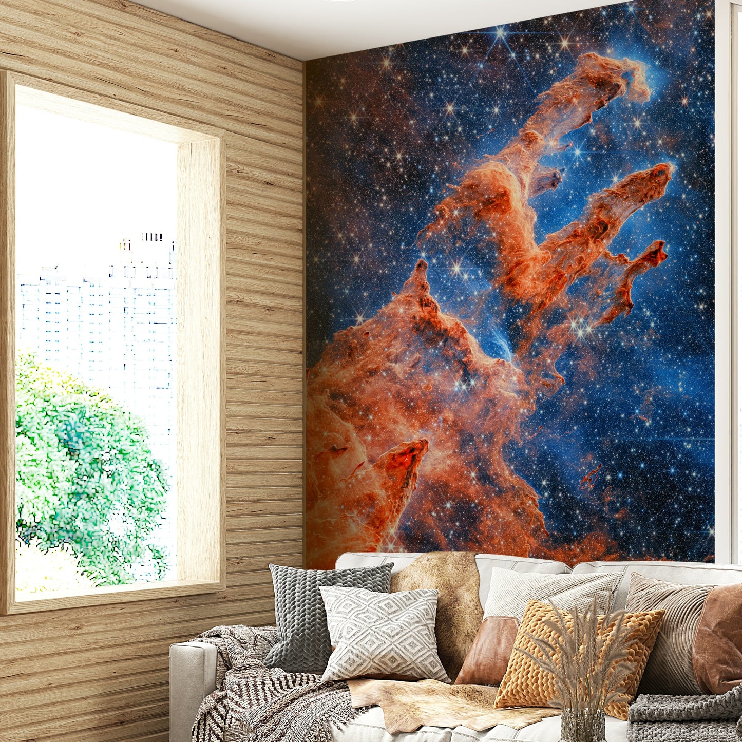 The design gives a feeling of quiet, cosmic beauty. 
GD3570

