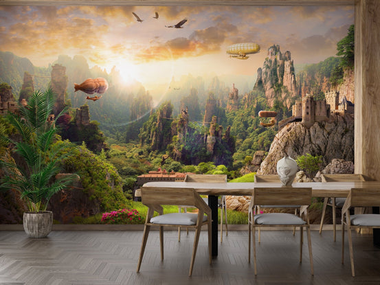 Scenic beauty nature kingdom wallpaper for interiors A646

