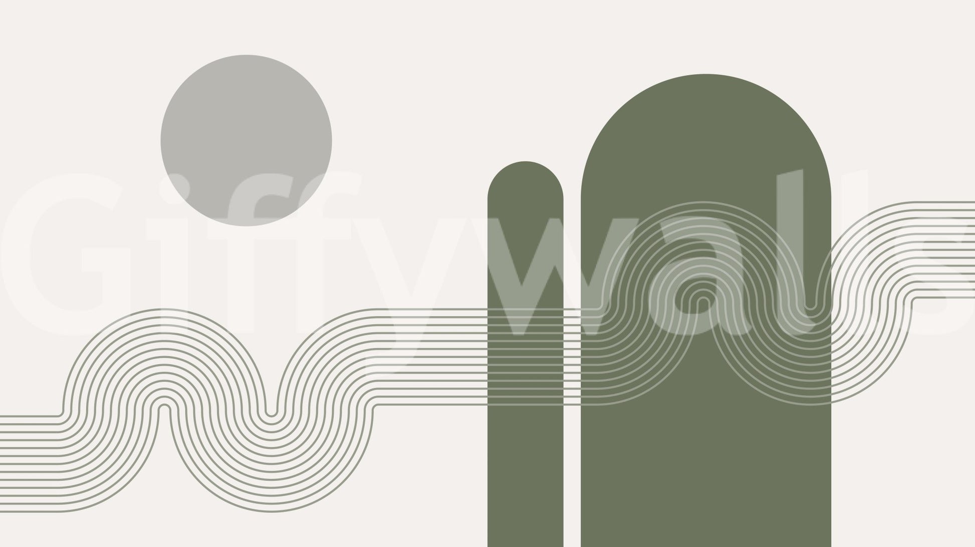 Stylish calm wallpaper for walls

