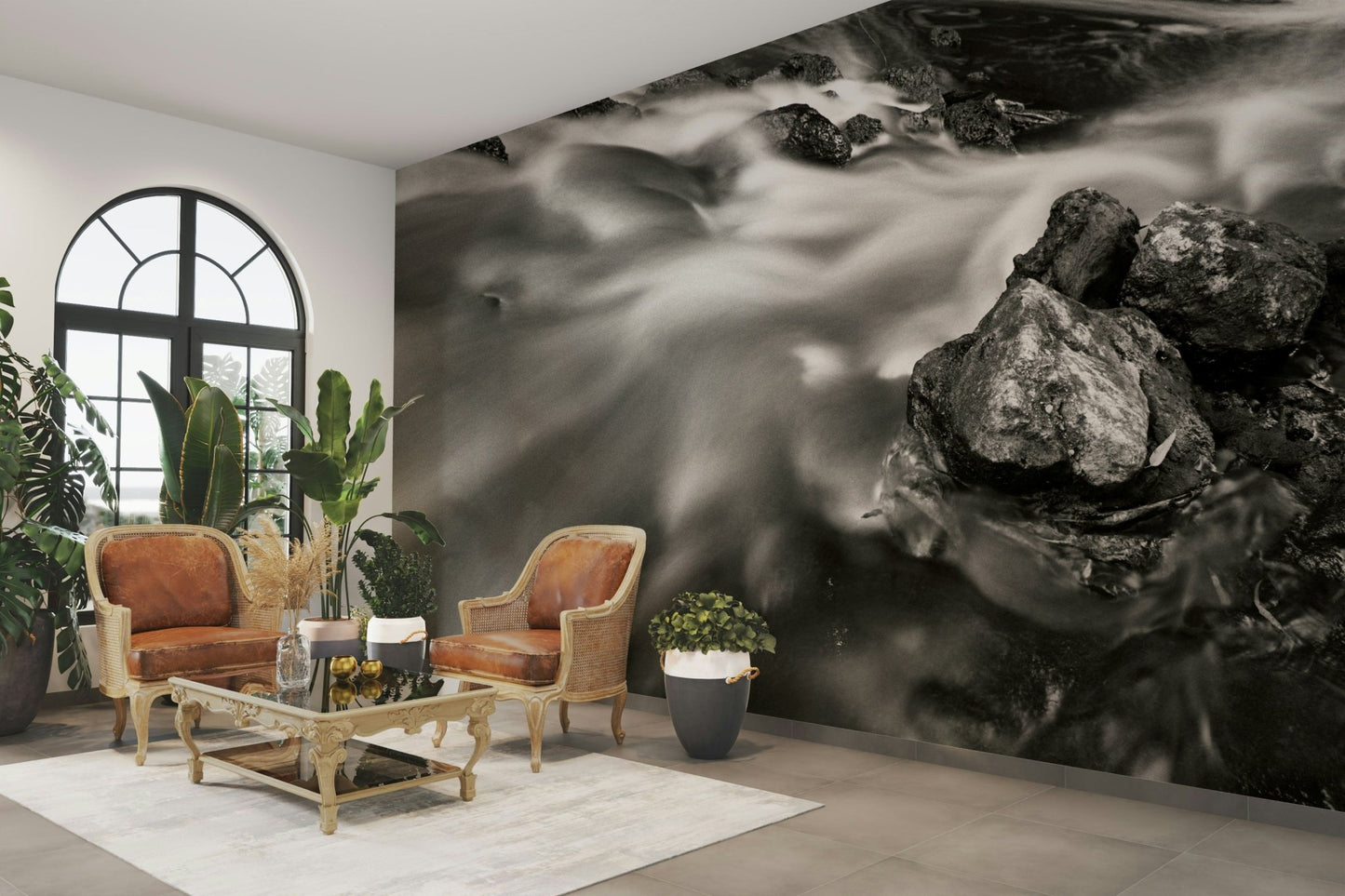 The Stream Wall Mural
