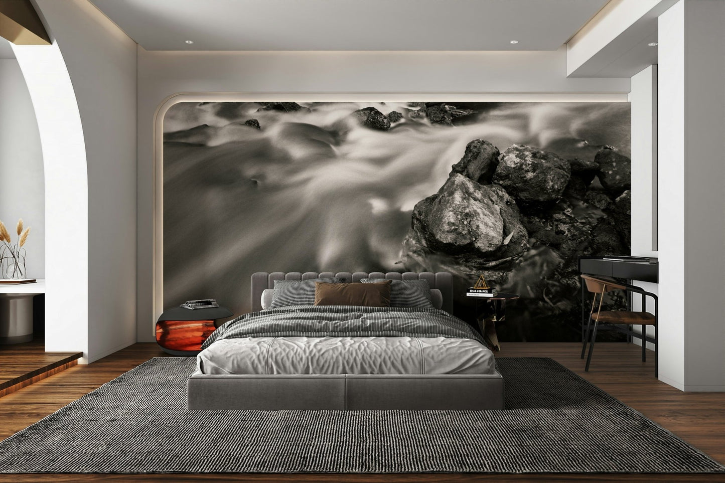 The Stream Wall Mural
