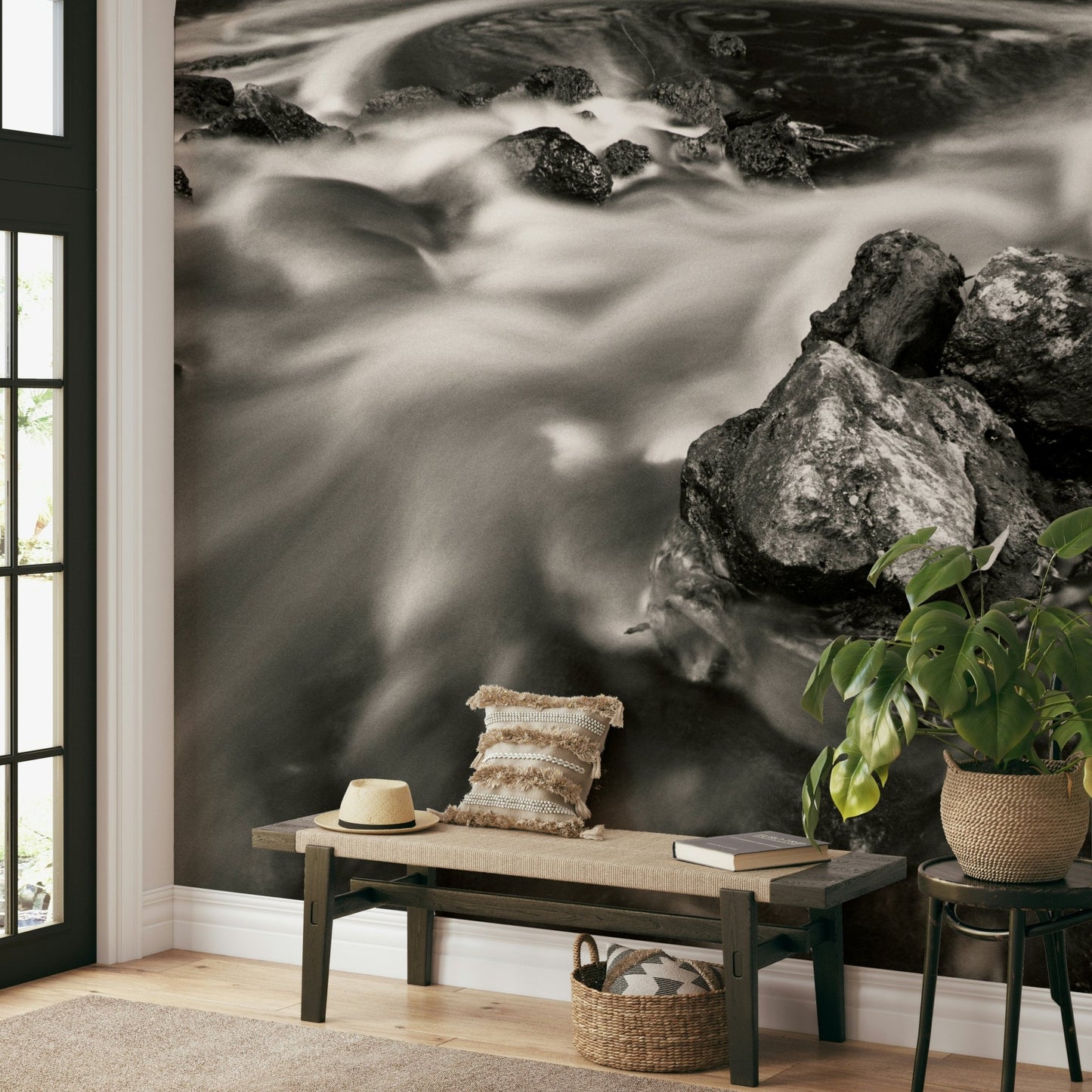 The Stream Wall Mural