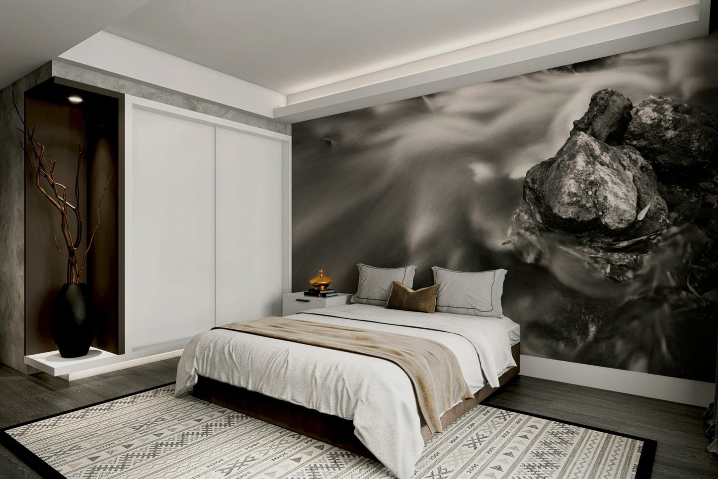 The Stream Wall Mural