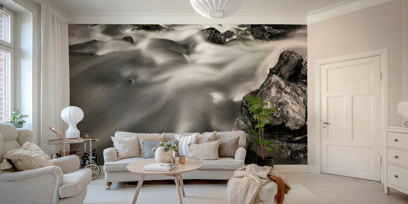 The Stream Wall Mural