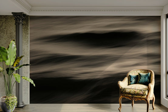 A serene ocean motion wall mural for your decor., GD4816