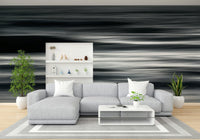 A contemplative abstract ocean wallpaper mural for a feature wall.


