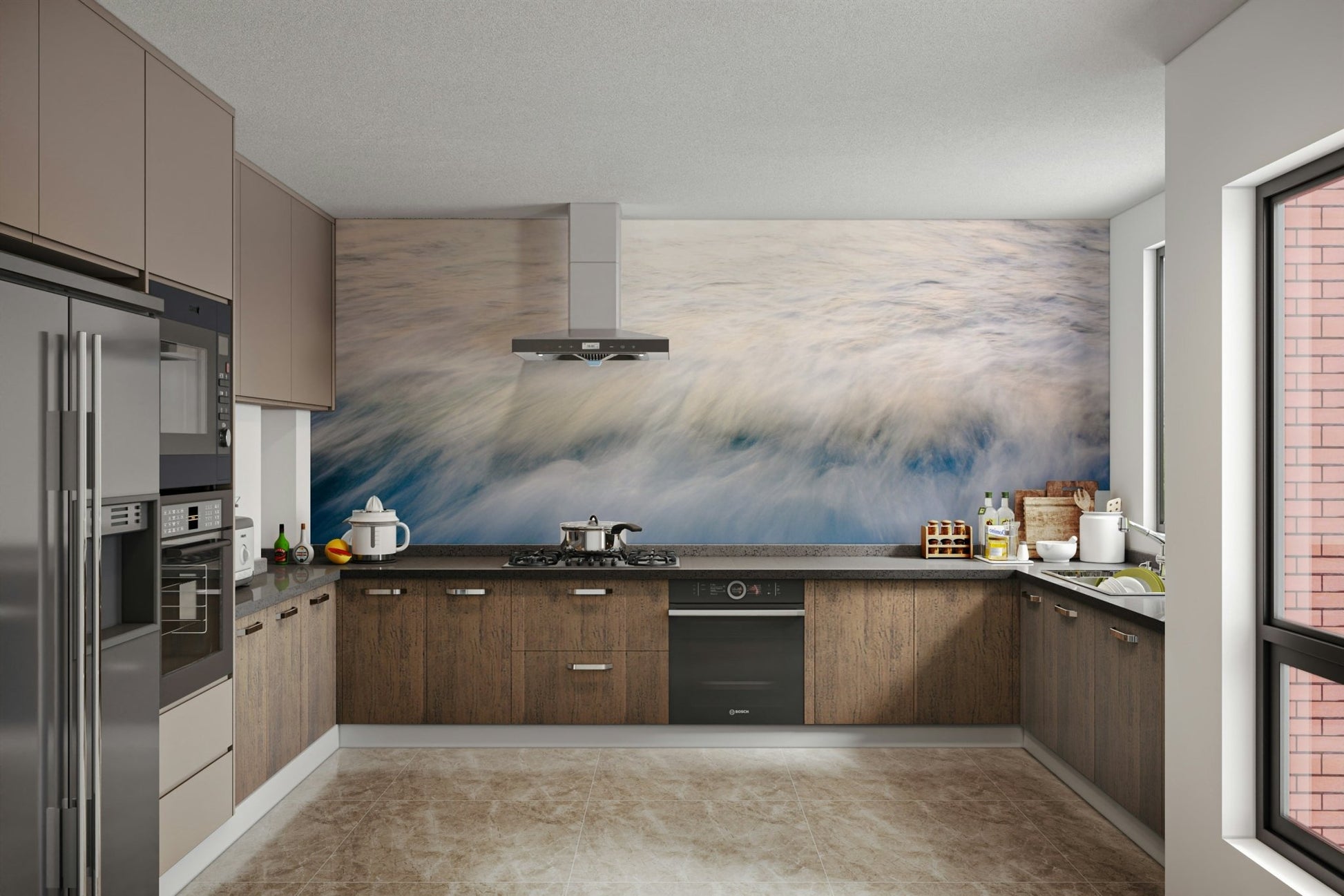 The Uniqueness of Waves XLIV Wall Mural