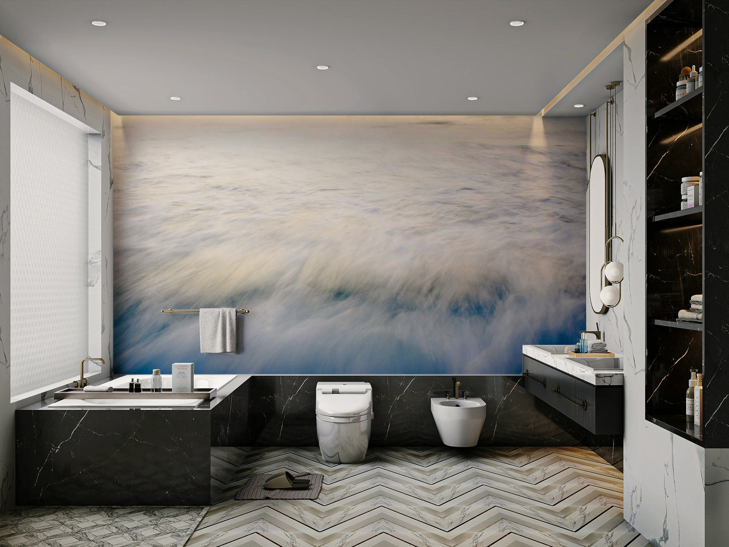 The Uniqueness of Waves XLIV Wall Mural