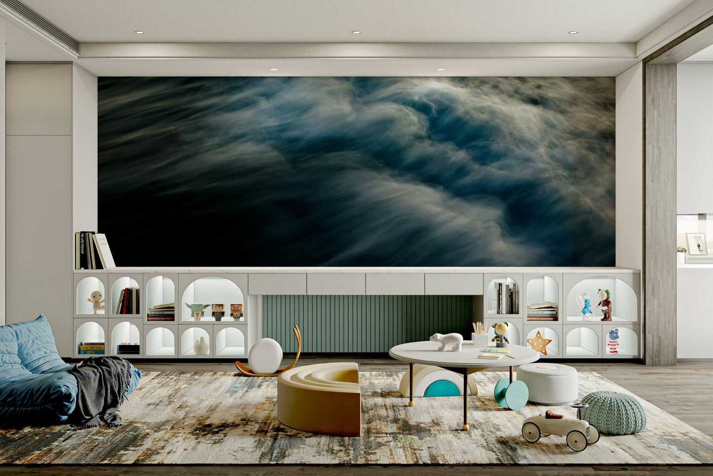 The Uniqueness of Waves XLVI Wall Mural