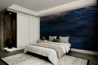 Reflected sunset color rides the wave tops in this Waves XXII wall mural GD4794
