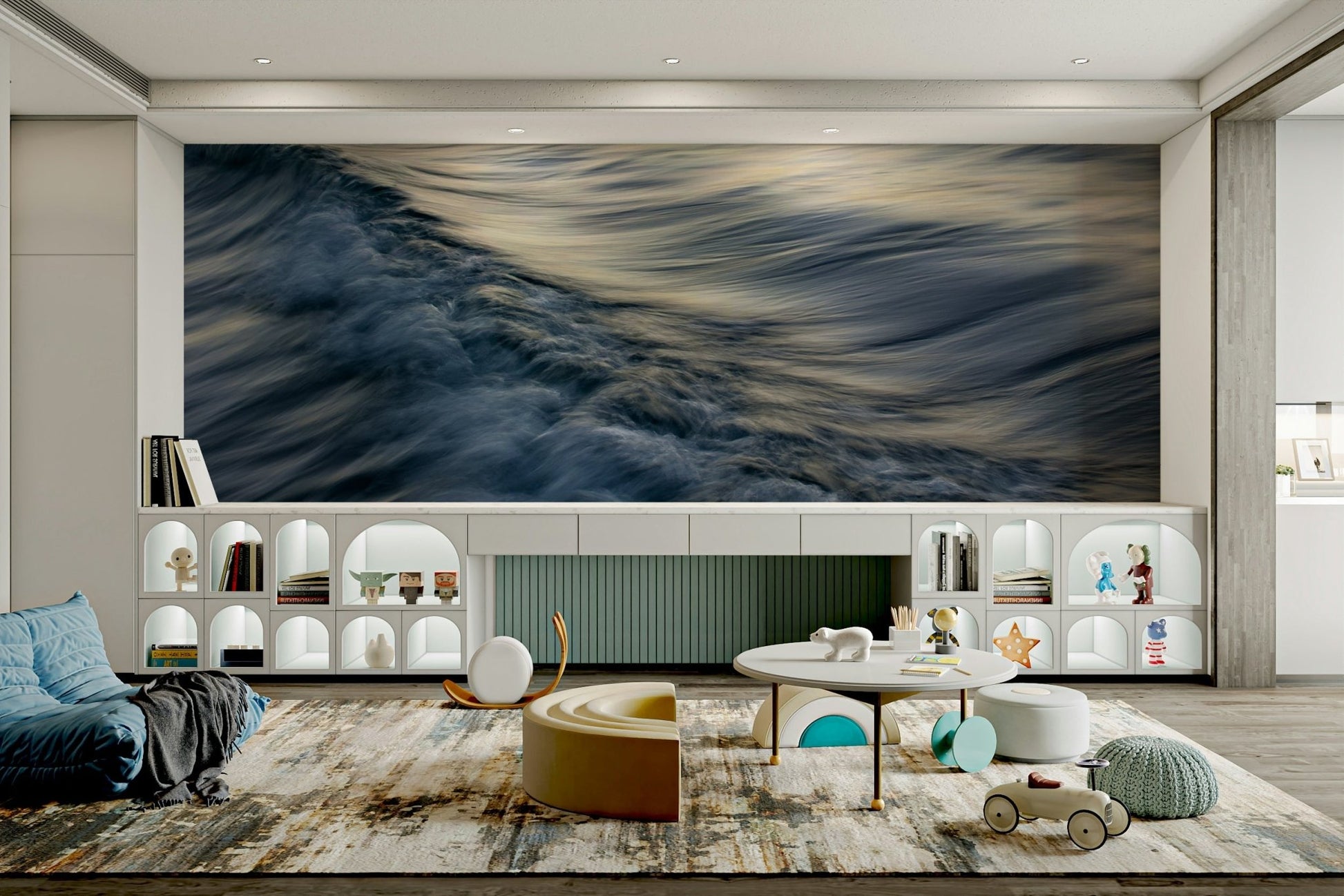 The Uniqueness of Waves XXV Wall Mural