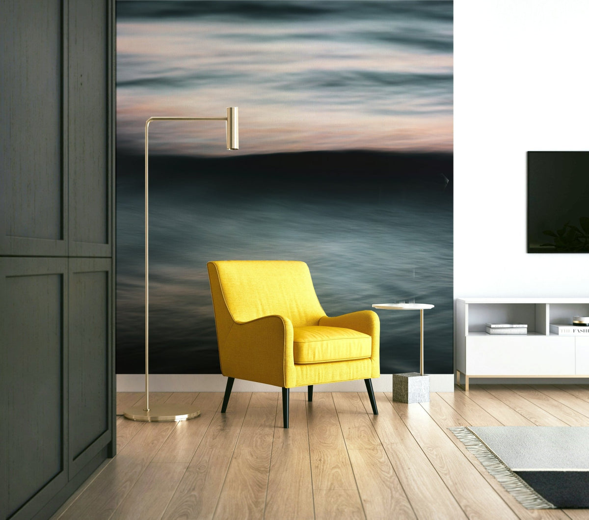 An artistic nature seascape mural for home decor., GD4751